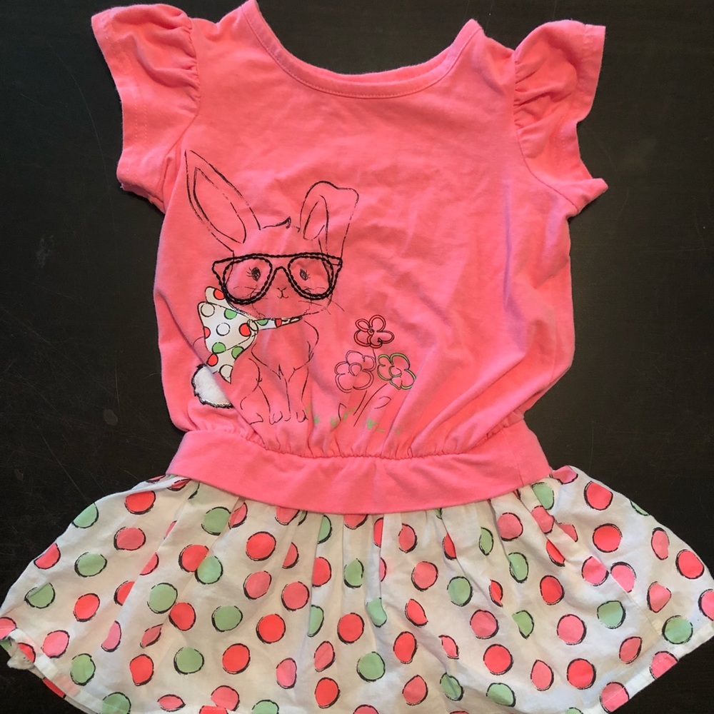 Adorable Bunny Toddler Dress/Top